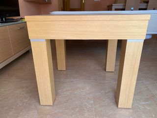 Mesa centro madera beige