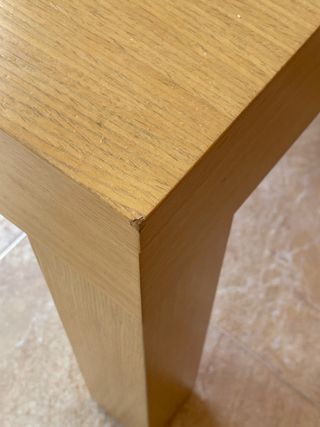 Mesa centro madera beige