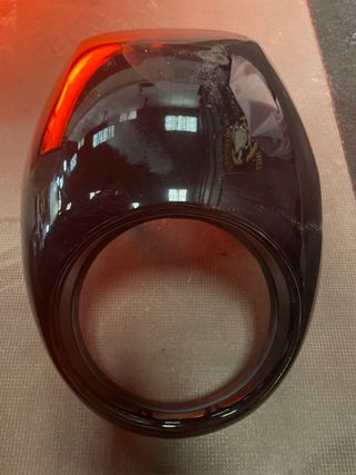Carenado faro moto custom
