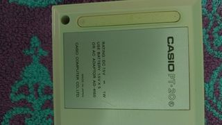 Casio PT-20: Piano electrónico vintage