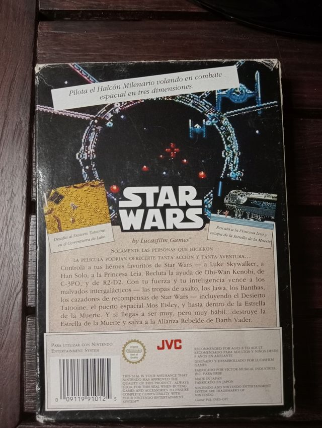 STAR WARS PAL B - JVC Nintendo NES