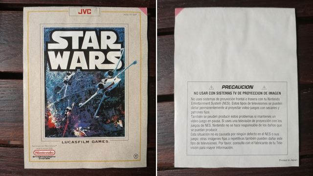 STAR WARS PAL B - JVC Nintendo NES
