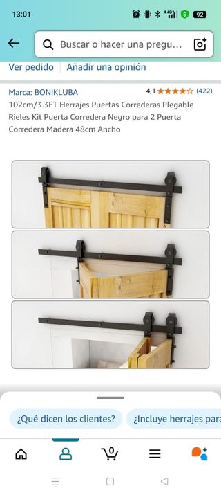 Puertas madera granero armario apertura abanico