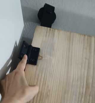 Puertas madera granero armario apertura abanico