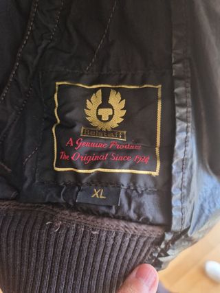 Cazadora Belstaff negra XL