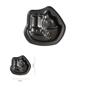 6 Formine Dolci Nave - Alluminio