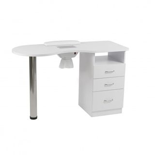 Mesa manicura blanca Kove