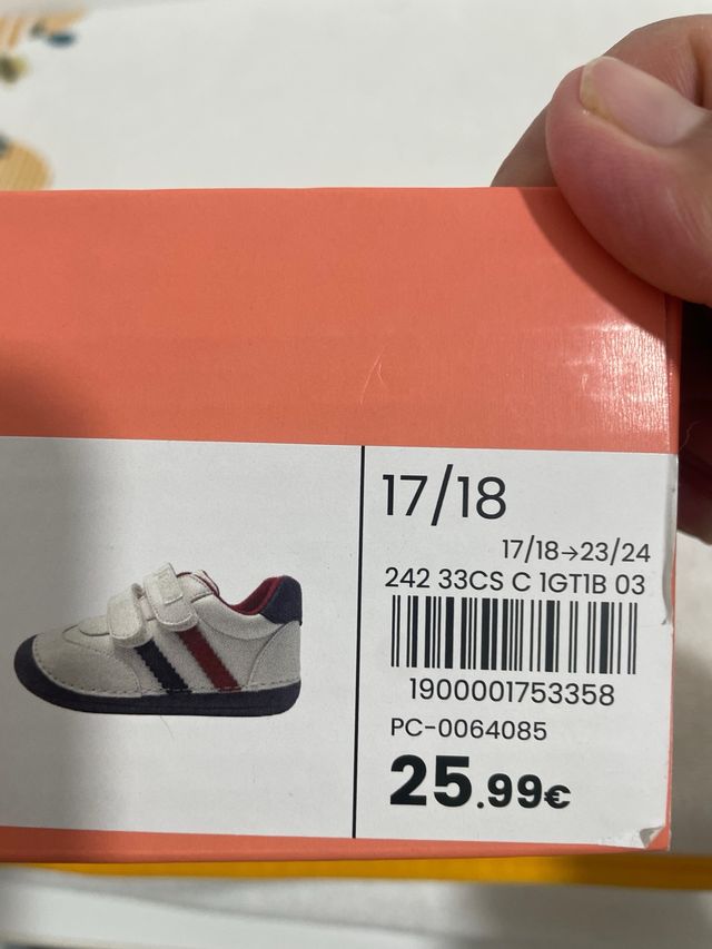 Bambas bebé 17/18 - Niño