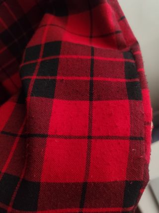Vestido cuadros rojo-negro T-36