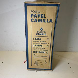 Lote 18 Cajas x 6 Rollos Papel Camilla Premium