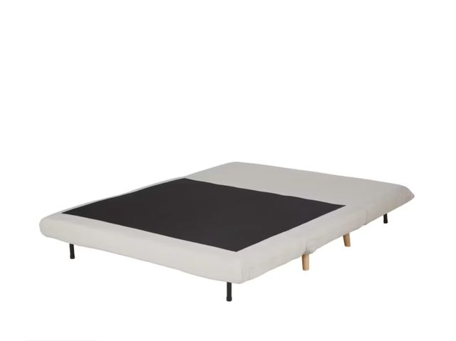 Sofá cama beige plegable