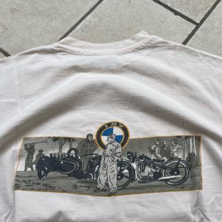 Vintage 90s BMW Hanes single stitch promo tee L