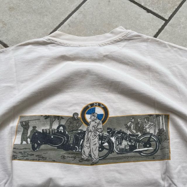 Vintage 90s BMW Hanes single stitch promo tee L