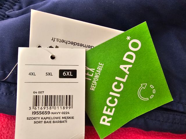 Bañador azul 6XL - Hombre