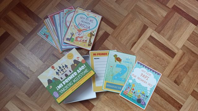 Tarjetas Milestone 1er Año