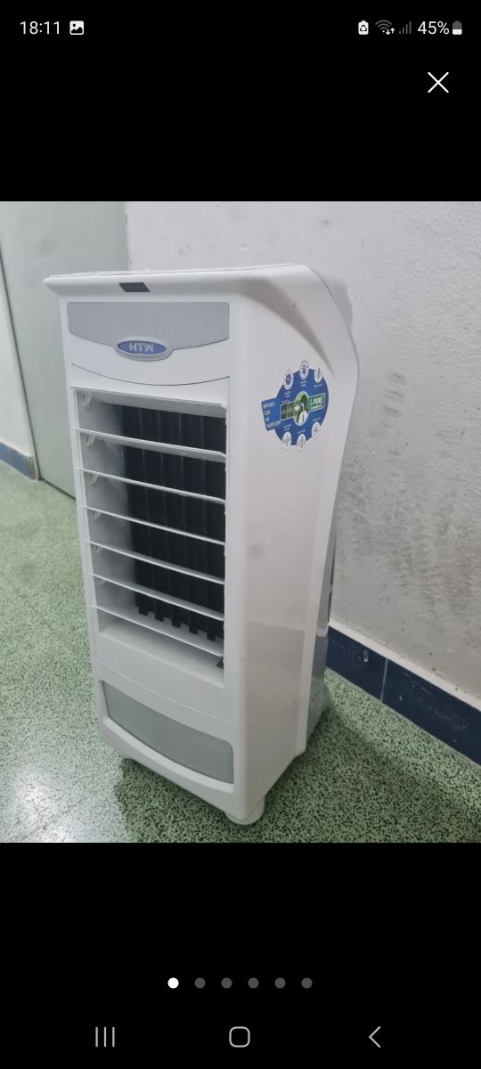Ventilador purificador HTM blanco