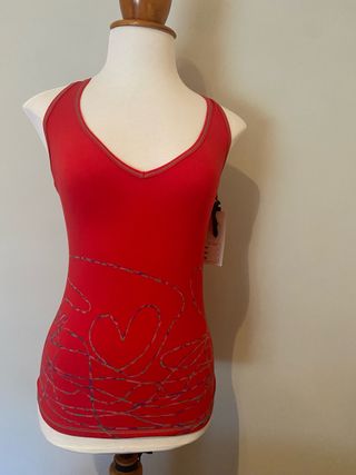 Camiseta roja tirantes 