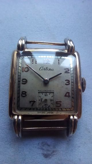 Reloj Certina Art Decó años 30-40