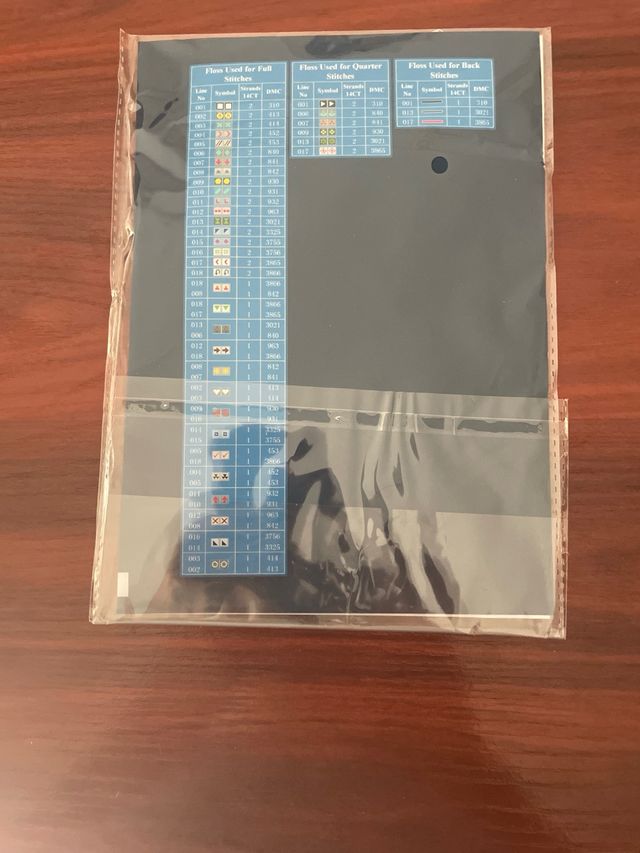 Kit punto de cruz conejito