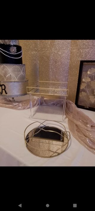 Vassoio Specchio Oro - Set 6