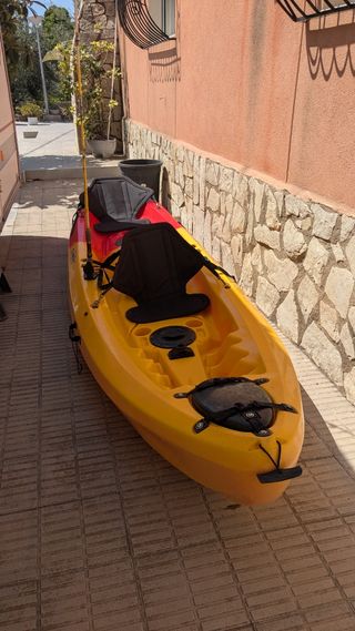 Kayak pesca doble  (2+1) rígido