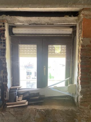 Ventanas PVC imitación madera usadas NEGOCIABLE