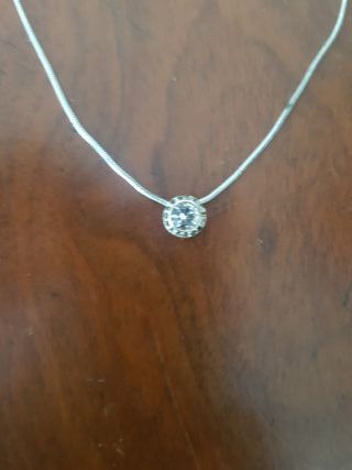 Gargantilla Swarovski plata