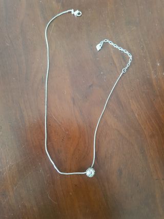 Gargantilla Swarovski plata