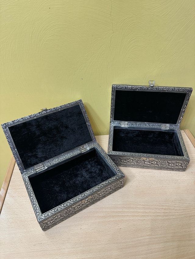 2 Scatolette portaoggetti teschio