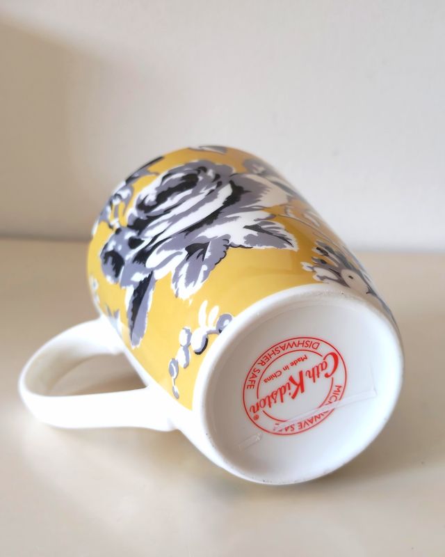 Tazza Cath Kidston gialla fiori