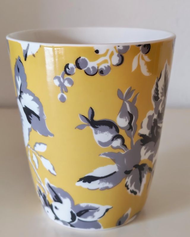 Tazza Cath Kidston gialla fiori