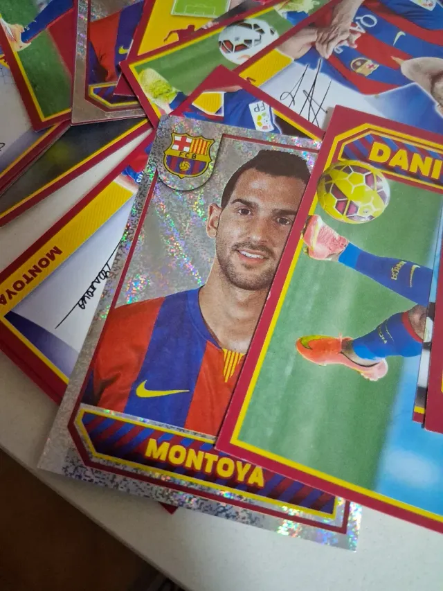 38 CROMOS FCB 14-15 PANINI.