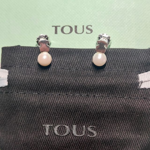 Pendientes Tous Plata Rosa