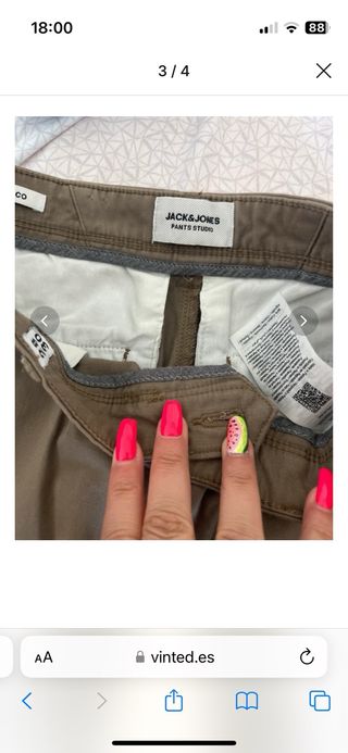 Pantalones Jack & Jones beige - M