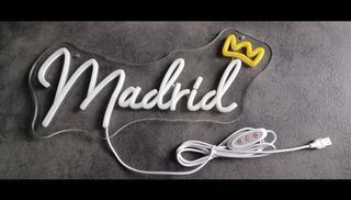 Lampada Neon Led "Madrid Real"
