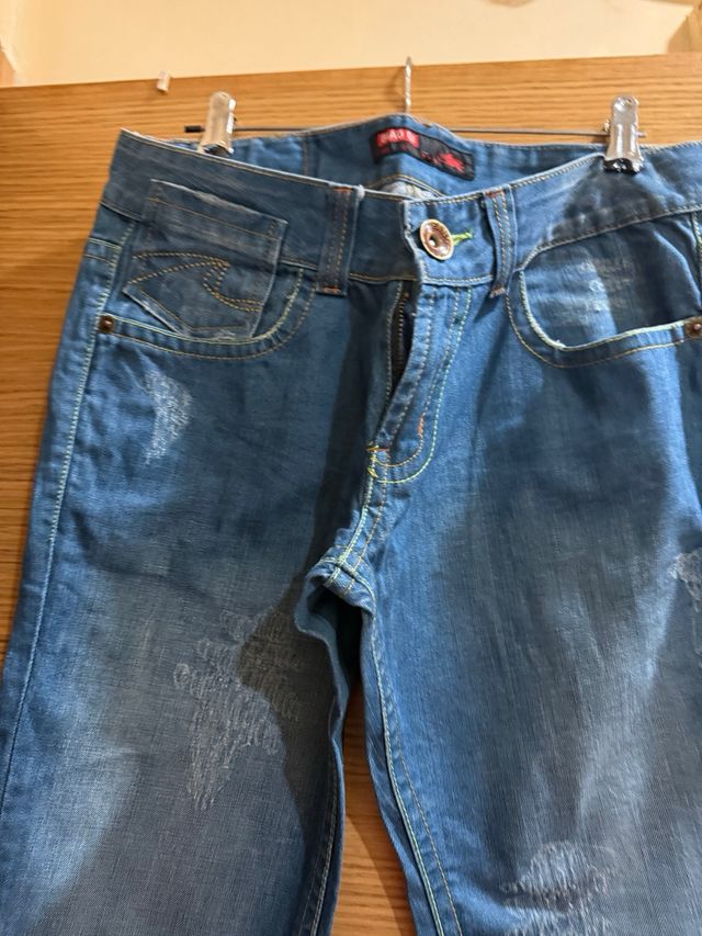 Jeans dritti blu