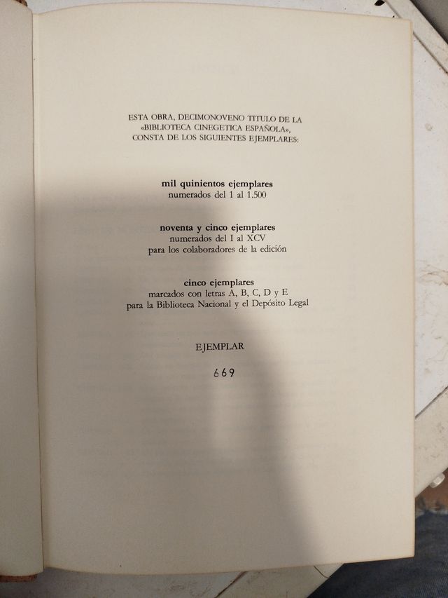 Libro d emonteria edición limitada