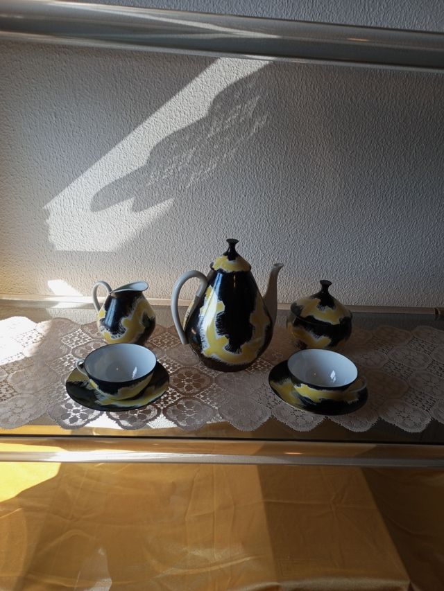 Juego café Sargadelos Castro vintage