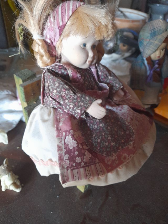 Bambola Porcellana Vintage