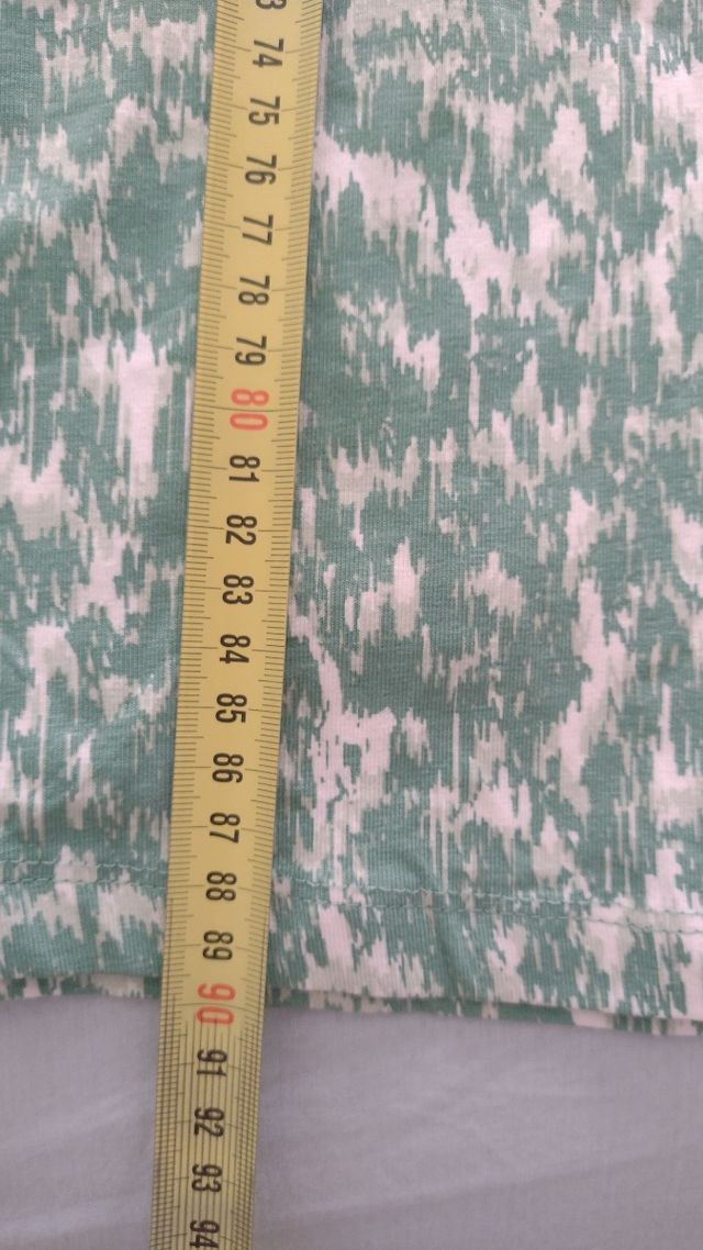 Vestido Esmara verde estampado