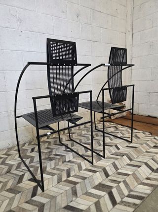 Pareja de sillas diseño La Quinta Mario Botta