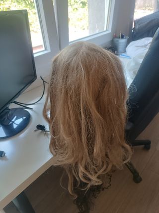 Maniquí cabeza peluquería,