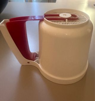 Setaccio farina - bianco e rosso