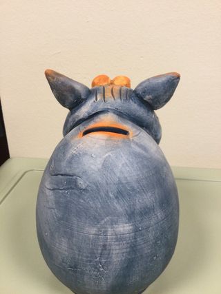 Salvadanaio in ceramica per gatti