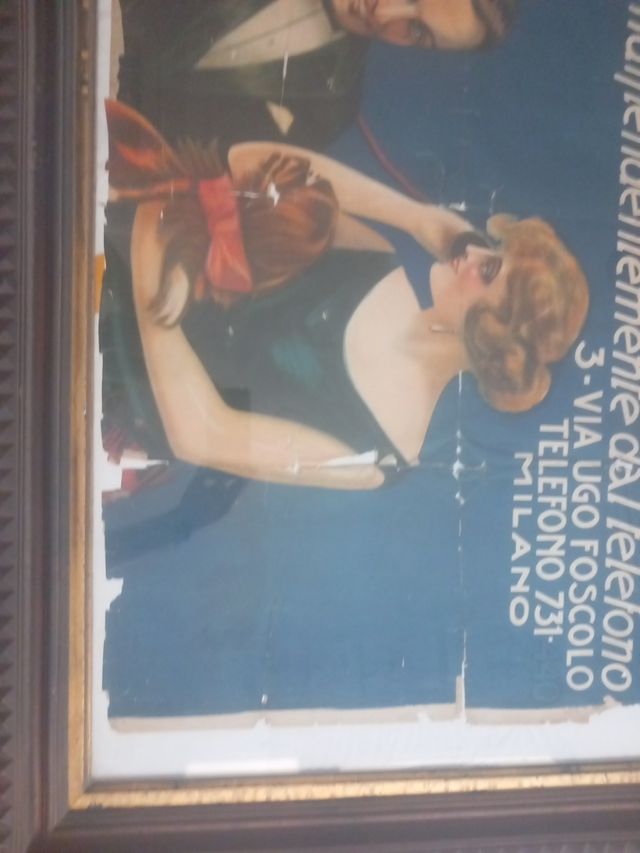 Cartel publicitario Fonogiornale Italia 100x67