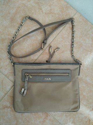 Bolso original de Tous bandolera beige