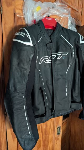 Chaqueta de moto RST S-1 Cuero 
