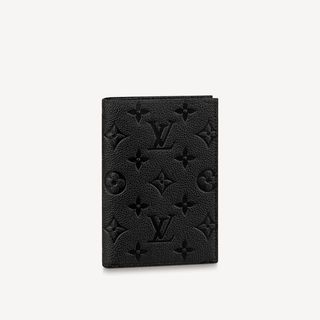 Funda pasaporte LV Louis Vuitton negra