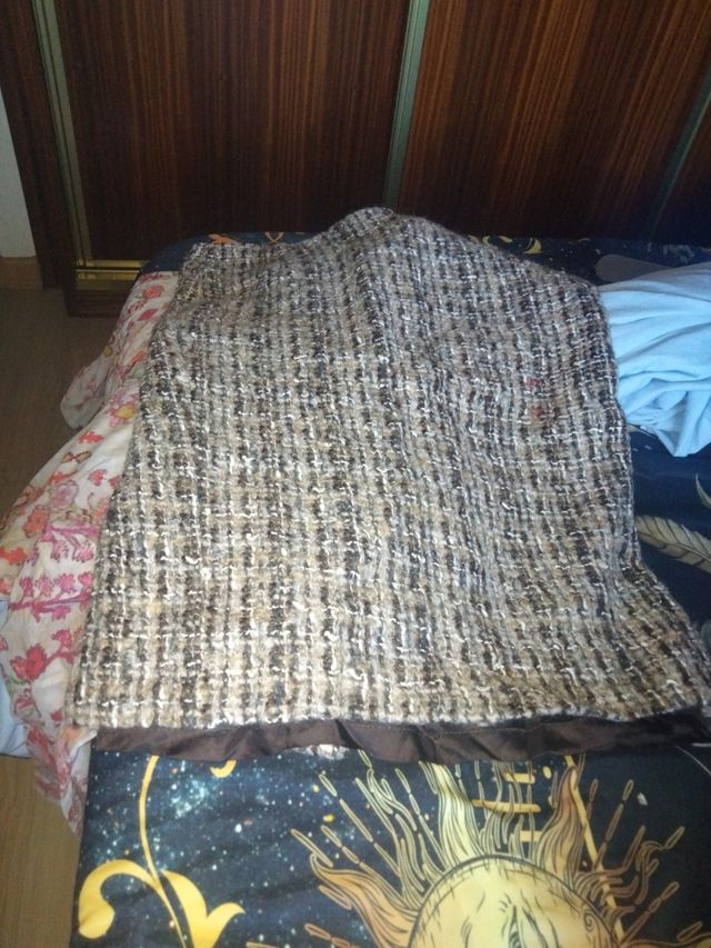 Falda tubo Zara multicolor invierno