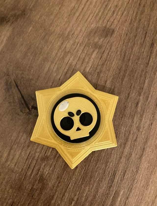 Brawl Stars - Estrella giratoria en 3D